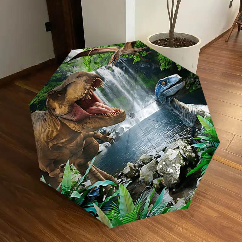 Dinosaur Adventure: Jurassic World Inspired Umbrella - Automatic Opening & Closing, Foldable Design, Outdoor Rain Gear for Fans, Travelers,
Dinosaur Adventure: Jurassic World Inspired Umbrella - Automatic Opening & Closing, Foldable Design, Outdoor Rain Gear for Fans, Travelers,