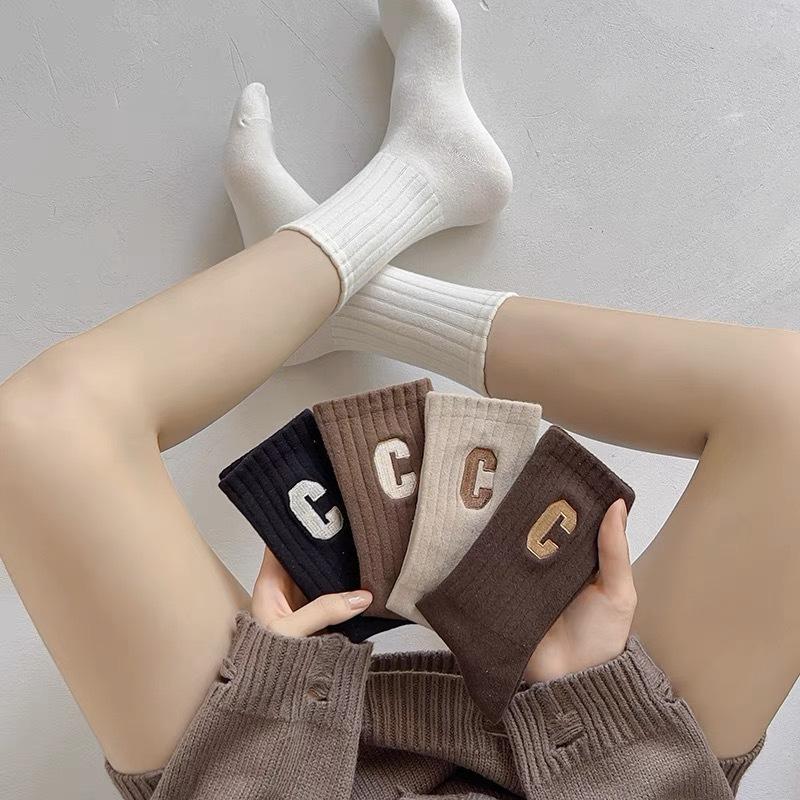 Fashion 5 Pairs Girls Socks C Letter Versatile Medium Tube Female Socks ins Cotton Socks College Jewelry Accessory
Fashion 5 Pairs Girls Socks C Letter Versatile Medium Tube Female Socks ins Cotton Socks College Jewelry Accessory