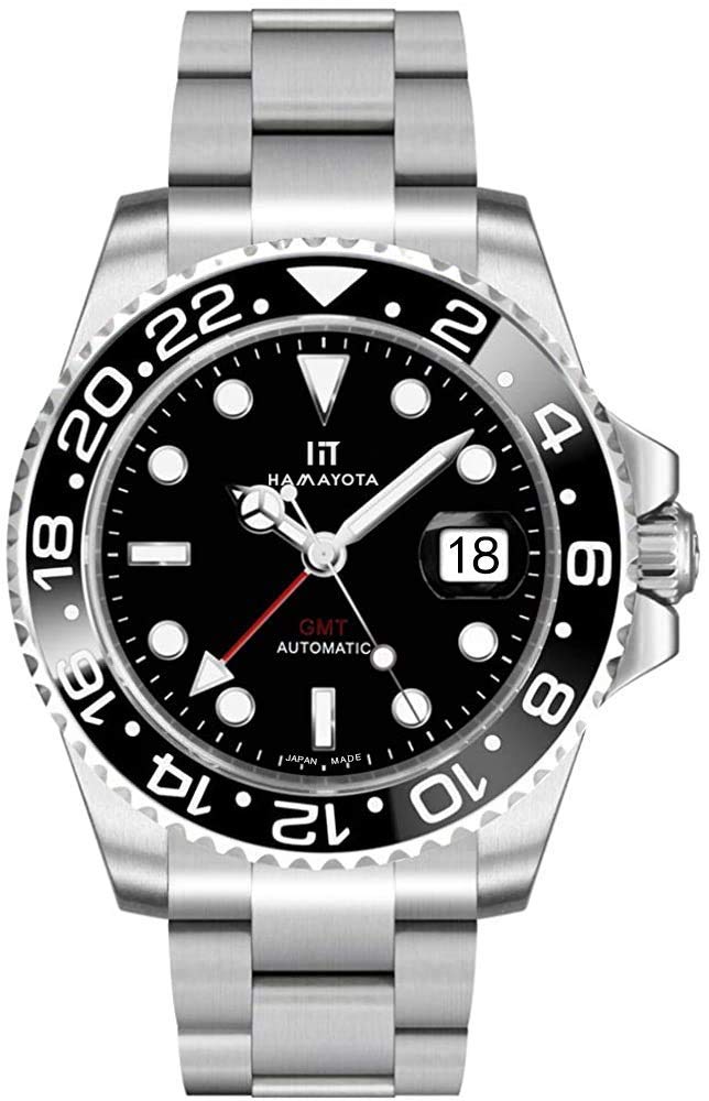 Мужские часы HAMAYOTA с функцией GMT, автоматические, дайверские часы с вращающимся разноцветным керамическим безелем
Мужские часы HAMAYOTA с функцией GMT, автоматические, дайверские часы с вращающимся разноцветным керамическим безелем