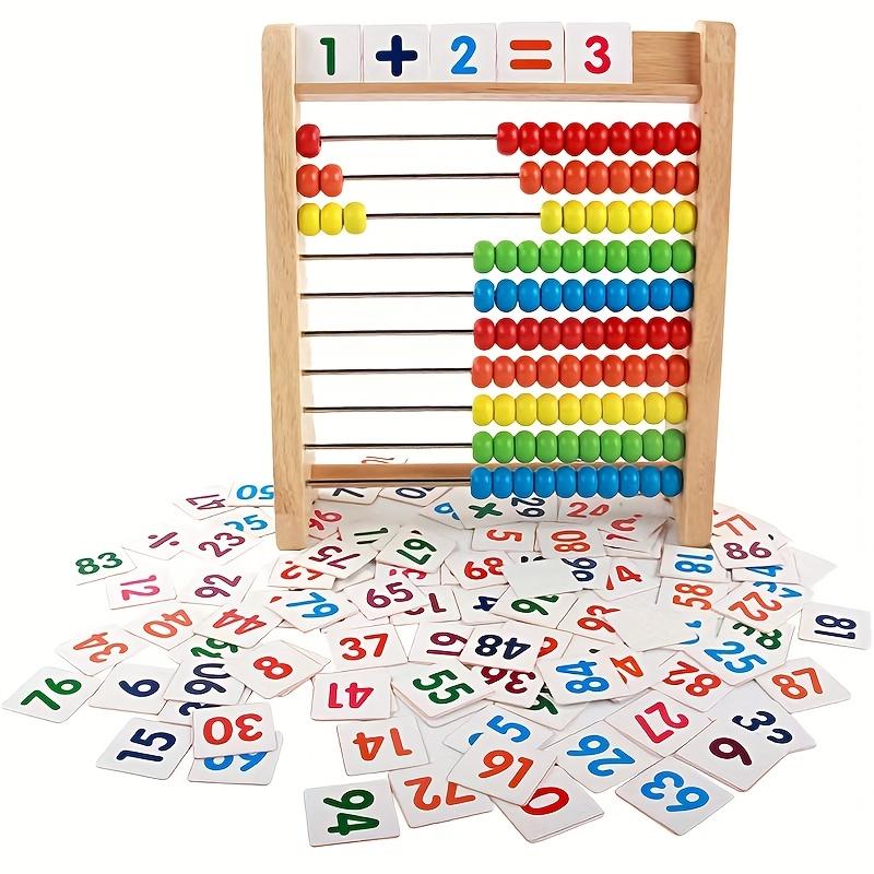 Wooden Educational Counting Toy 100 Beads Preschool Math Learning Toys Number Arithmetic Toddler Gift One Size
Wooden Educational Counting Toy 100 Beads Preschool Math Learning Toys Number Arithmetic Toddler Gift One Size