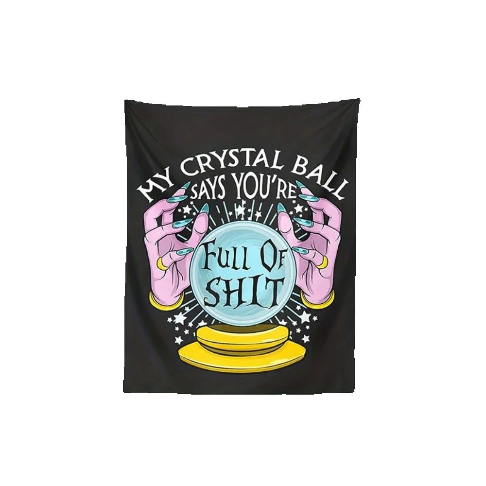 VIKAMA Divination Crystal Ball Design Printed Tapestry Home Decor Suitable for Bedrooms and Living Rooms Tarotthemed Decor 74x94cm(29x37in)
VIKAMA Divination Crystal Ball Design Printed Tapestry Home Decor Suitable for Bedrooms and Living Rooms Tarotthemed Decor 74x94cm(29x37in)