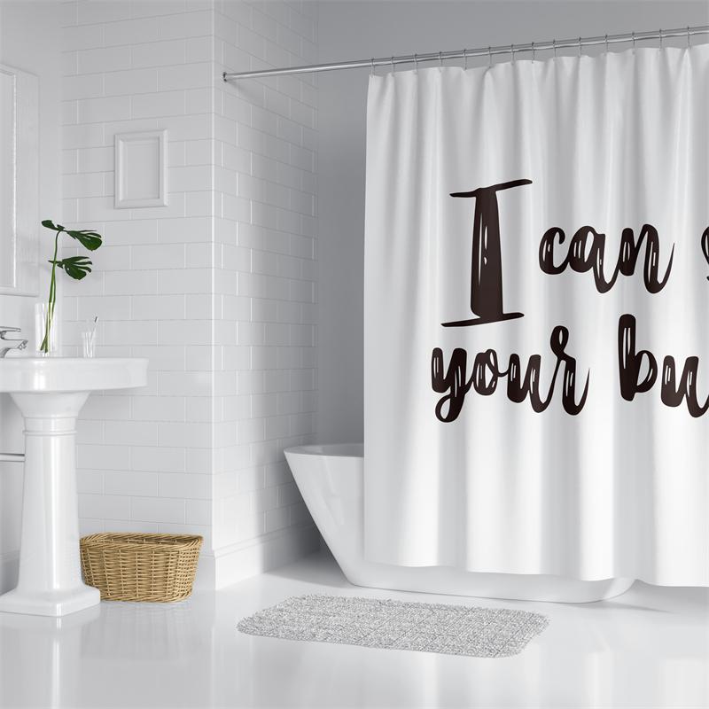 Aertemisi I Can See Your Bum Shower Curtain Set With Grommets And Hooks For Bathroom Decor W60H190(CM)-1 Pcs
Aertemisi I Can See Your Bum Shower Curtain Set With Grommets And Hooks For Bathroom Decor W60H190(CM)-1 Pcs