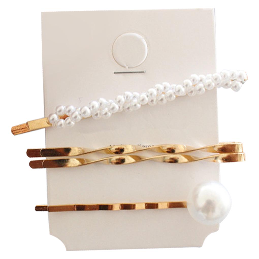 Faux Pearl Hair Clips Set Non-slip Geometric Barrettes Fringe Pin Gift for Girls Women Type 5
Faux Pearl Hair Clips Set Non-slip Geometric Barrettes Fringe Pin Gift for Girls Women Type 5