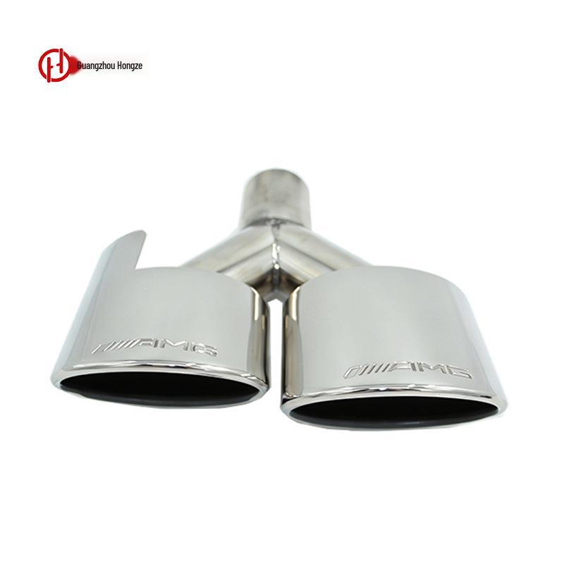 Compatible Y-Shaped Exhaust Tailpipe for Mercedes-Benz C-Class W204 (C180, C300, C260) and E-Class W212 Modified AMG.
Compatible Y-Shaped Exhaust Tailpipe for Mercedes-Benz C-Class W204 (C180, C300, C260) and E-Class W212 Modified AMG.