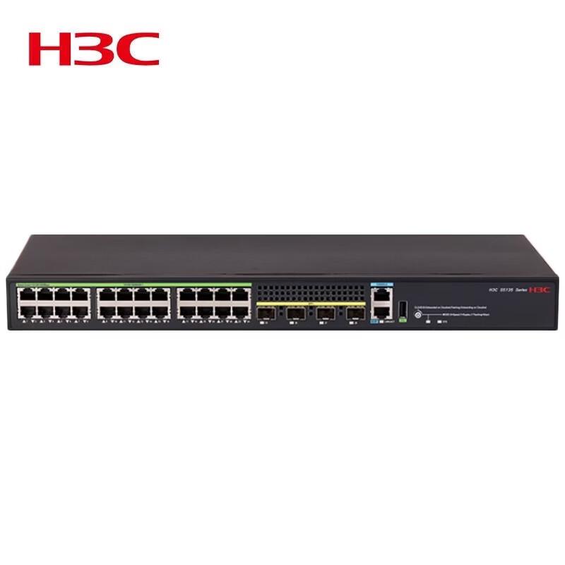 H3C S5135S-24T4X-EI-Q Smart Managed 10 Gigabit Switch
H3C S5135S-24T4X-EI-Q Smart Managed 10 Gigabit Switch