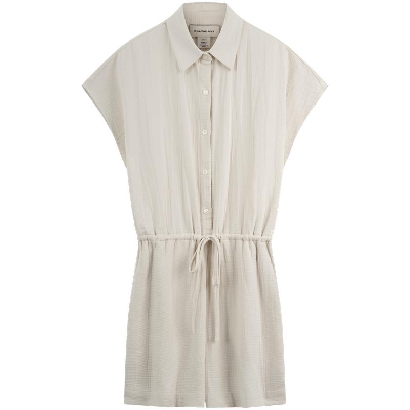 Calvin Klein Casual Commuter Tie Waist Shirt Jumpsuit Women jumpsuit Milk-White 47B032G XS
Calvin Klein Casual Commuter Tie Waist Shirt Jumpsuit Women jumpsuit Milk-White 47B032G XS