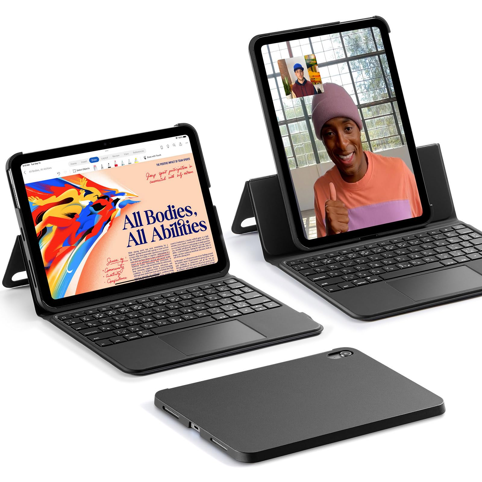 Чехол-клавиатура ESR Ascend iPad 10-го поколения для iPad 10-го поколения Чехол-клавиатура с трекпадом Магнитная съемная клавиатура с подсветкой клавиш
Чехол-клавиатура ESR Ascend iPad 10-го поколения для iPad 10-го поколения Чехол-клавиатура с трекпадом Магнитная съемная клавиатура с подсветкой клавиш