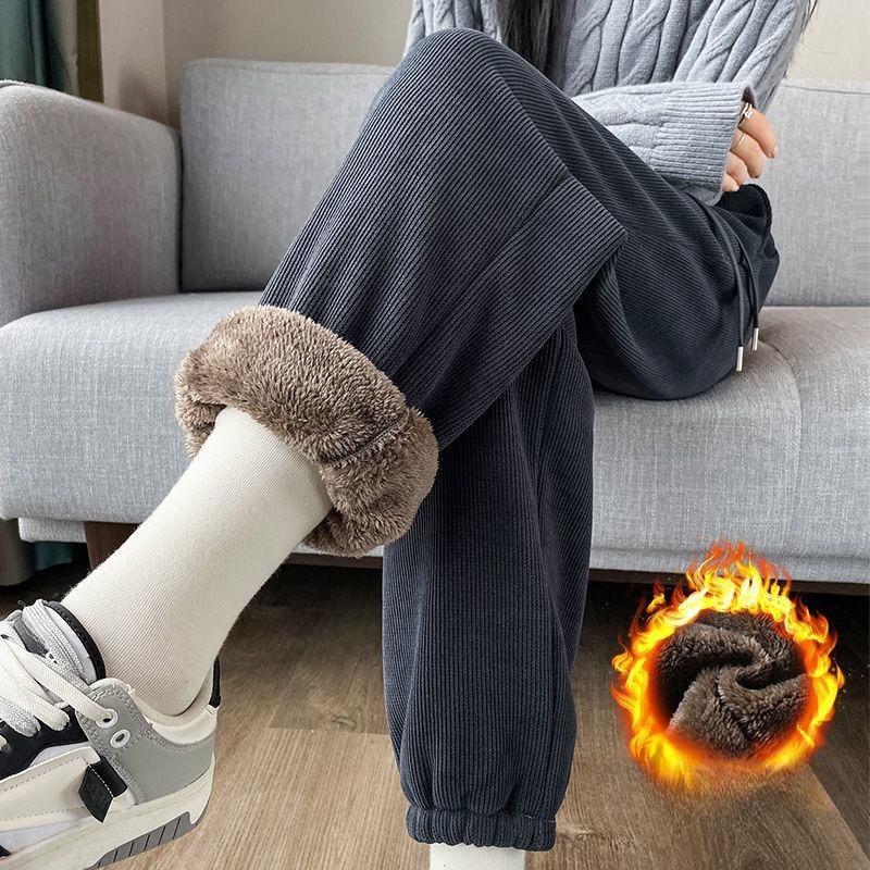 Женские утолщенные брюки из овечьего кашемира, осенне-зимние бархатные теплые повседневные брюки Harun 4XL серый
Женские утолщенные брюки из овечьего кашемира, осенне-зимние бархатные теплые повседневные брюки Harun 4XL серый