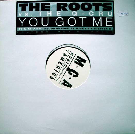 12inch Record ROOTS, Q-CRU - You Got Me (The Mixes) NONE MCA Records Germany Dance & Electronica Used
12inch Record ROOTS, Q-CRU - You Got Me (The Mixes) NONE MCA Records Germany Dance & Electronica Used