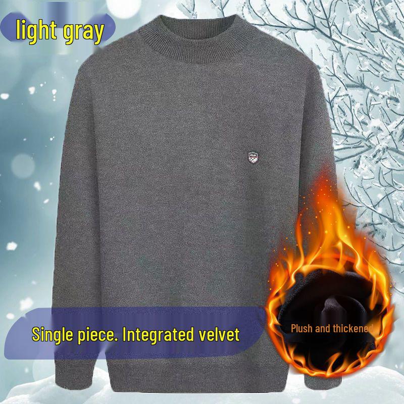 Men s Winter Velvet Knit Sweater: Thick, Loose Fit Pullover for Dad/Grandpa - Warm Base Layer or One-Piece Velvet Underwear. 2XL (Recommended 140-160 jin)
Men s Winter Velvet Knit Sweater: Thick, Loose Fit Pullover for Dad/Grandpa - Warm Base Layer or One-Piece Velvet Underwear. 2XL (Recommended 140-160 jin)