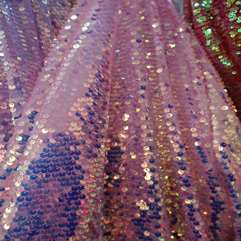 Вишита тканина з блискітками 5 мм для весільної сукні, спідниці, сумки та блискучого декору
Вишита тканина з блискітками 5 мм для весільної сукні, спідниці, сумки та блискучого декору