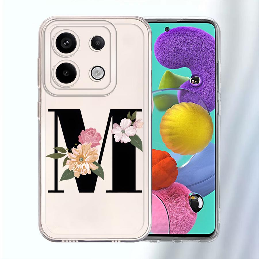 Мягкий чехол для телефона для Xiaomi Redmi Note 14 Pro Plus 11S 9 10 12S 11 12 10S 14C 13C Note 13 A4 Цветок Буквы Redmi Note 13 4G
Мягкий чехол для телефона для Xiaomi Redmi Note 14 Pro Plus 11S 9 10 12S 11 12 10S 14C 13C Note 13 A4 Цветок Буквы Redmi Note 13 4G