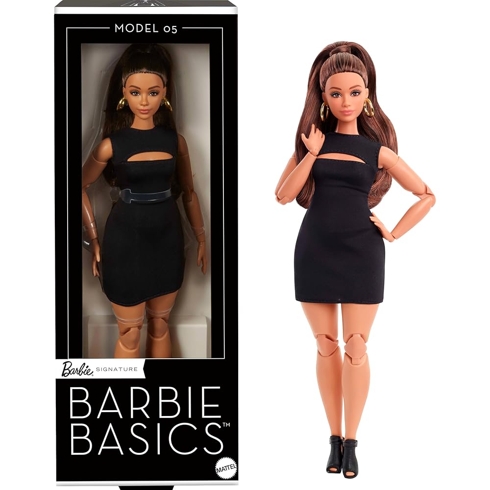 Barbie Basic Ponytail Signature Doll Black 6 Years and Up Dress-Up Toy
Barbie Basic Ponytail Signature Doll Black 6 Years and Up Dress-Up Toy