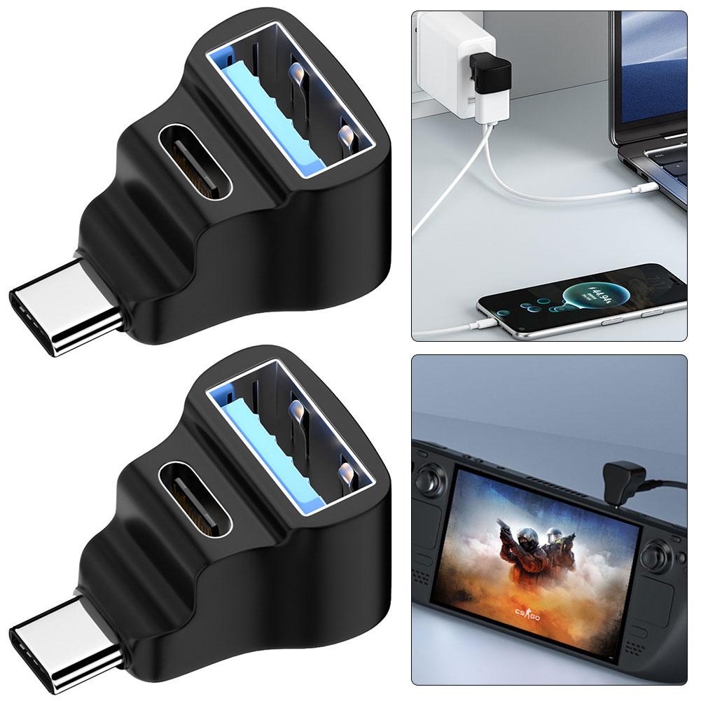 de# 1 zu 2 USB-C-Adapterkonverter 20 Gbit/s 8K 60 Hz 180 Grad U-förmig für STEAM 
de# 1 zu 2 USB-C-Adapterkonverter 20 Gbit/s 8K 60 Hz 180 Grad U-förmig für STEAM