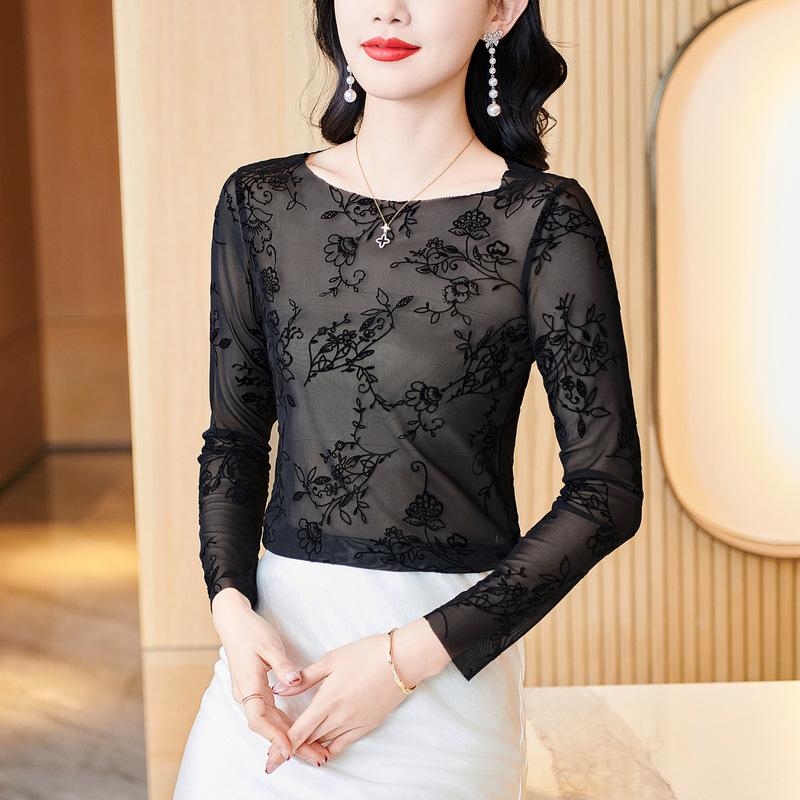 Сетчатая внутренняя и внешняя нижняя часть рубашки для женщин, весенний корейский стиль, пуловер для мам, черная футболка, топ 3XL
Сетчатая внутренняя и внешняя нижняя часть рубашки для женщин, весенний корейский стиль, пуловер для мам, черная футболка, топ 3XL