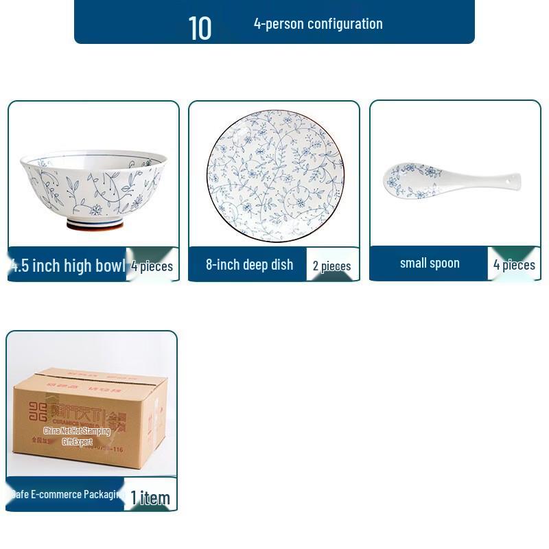 Ruhan 10-Piece Japanese Ceramic Dinnerware Set
Ruhan 10-Piece Japanese Ceramic Dinnerware Set