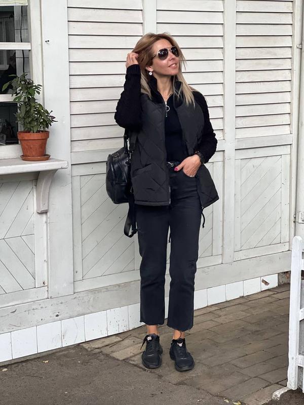 Зимняя мода Свитер Пэчворк Кардиган Воротник-стойка Женское пальто Хлопковая куртка S чёрный
Зимняя мода Свитер Пэчворк Кардиган Воротник-стойка Женское пальто Хлопковая куртка S чёрный