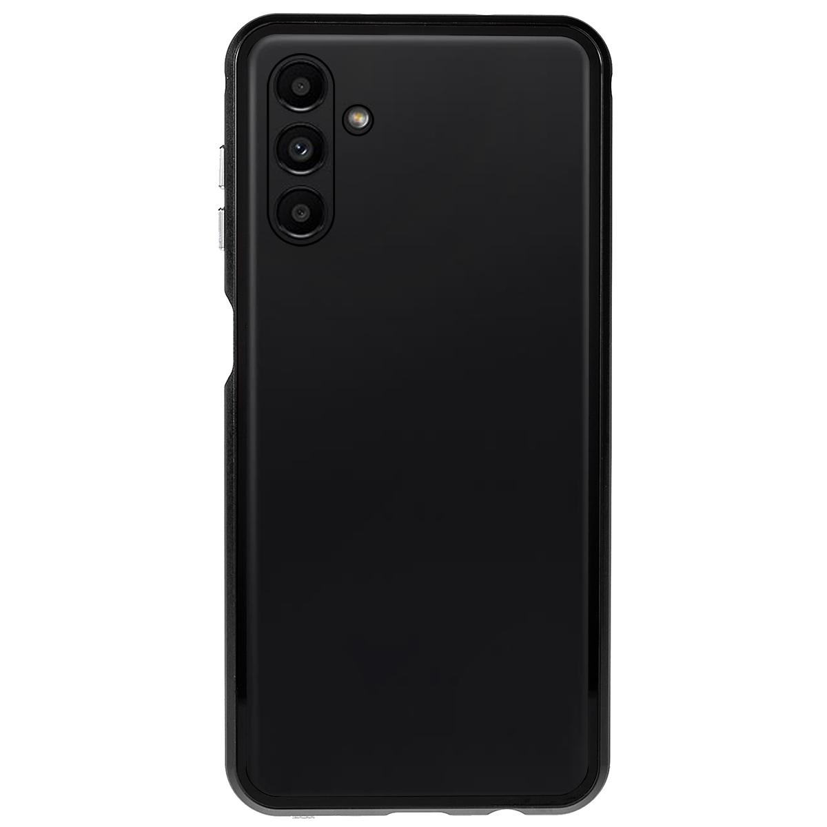For Samsung Galaxy A13 5G Anti-Fall 360-Degree Protection Phone Cover Double-Sided Tempered Glass+Magnetic Metal Frame Anti-Scratch Shell with Lock Black
For Samsung Galaxy A13 5G Anti-Fall 360-Degree Protection Phone Cover Double-Sided Tempered Glass+Magnetic Metal Frame Anti-Scratch Shell with Lock Black