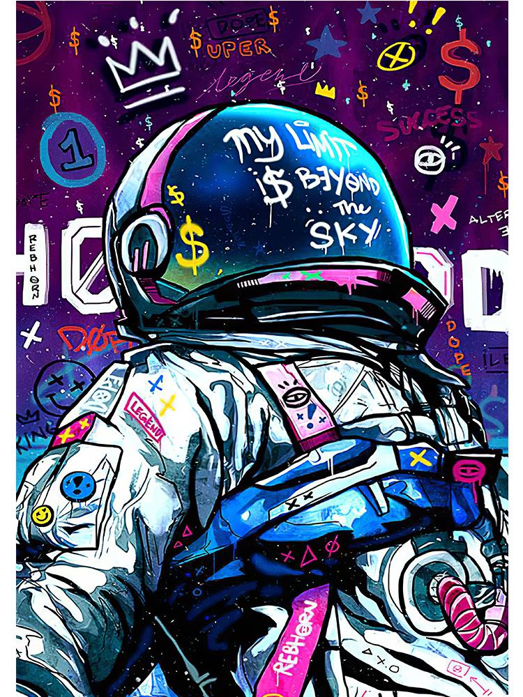 Абстрактные граффити, постеры с космическим космонавтом и принты, холст, живопись, настенные художественные фотографии для гостиной, домашний декор 21x30cm No Frame
Абстрактные граффити, постеры с космическим космонавтом и принты, холст, живопись, настенные художественные фотографии для гостиной, домашний декор 21x30cm No Frame