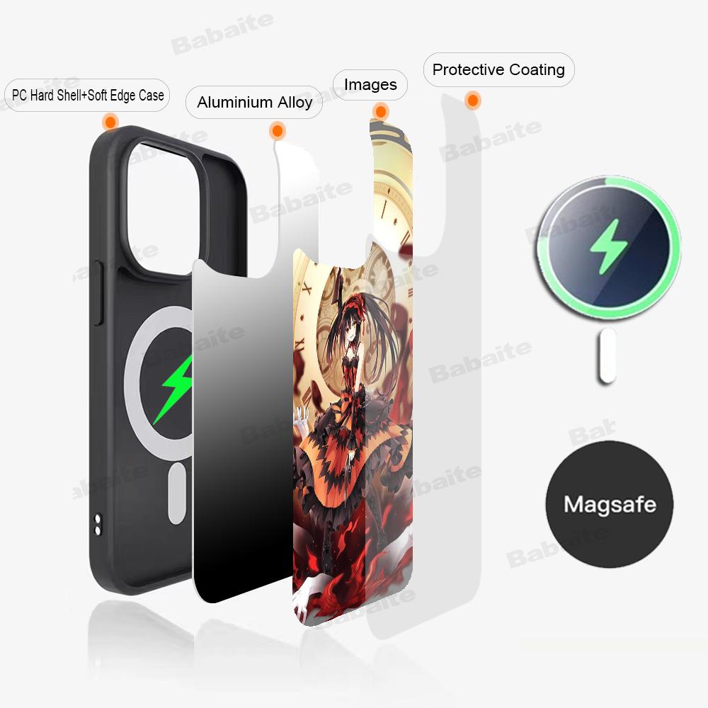 Cartoon K-Kurumi T-Tokisaki Phone Case Magnetic Case For IPhone 16 14 13 12 11 15 Pro Max Plus For Magsafe Wireless Charge Cover iPhone 13
Cartoon K-Kurumi T-Tokisaki Phone Case Magnetic Case For IPhone 16 14 13 12 11 15 Pro Max Plus For Magsafe Wireless Charge Cover iPhone 13