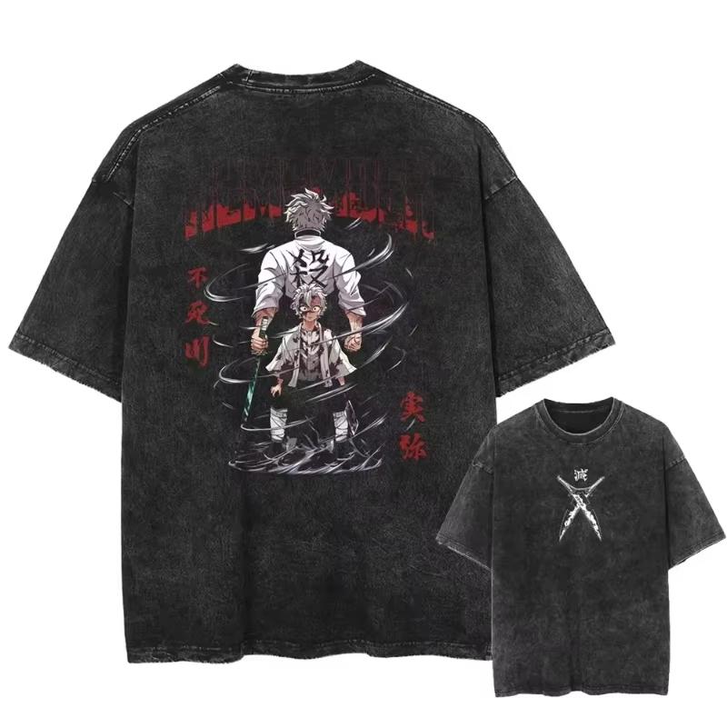 Anime Demon Slayer Vintage Washed Graphic T Shirts Man Women Casual Short Sleeved Top Streetwear Yk Tee Summer Trendy M
Anime Demon Slayer Vintage Washed Graphic T Shirts Man Women Casual Short Sleeved Top Streetwear Yk Tee Summer Trendy M