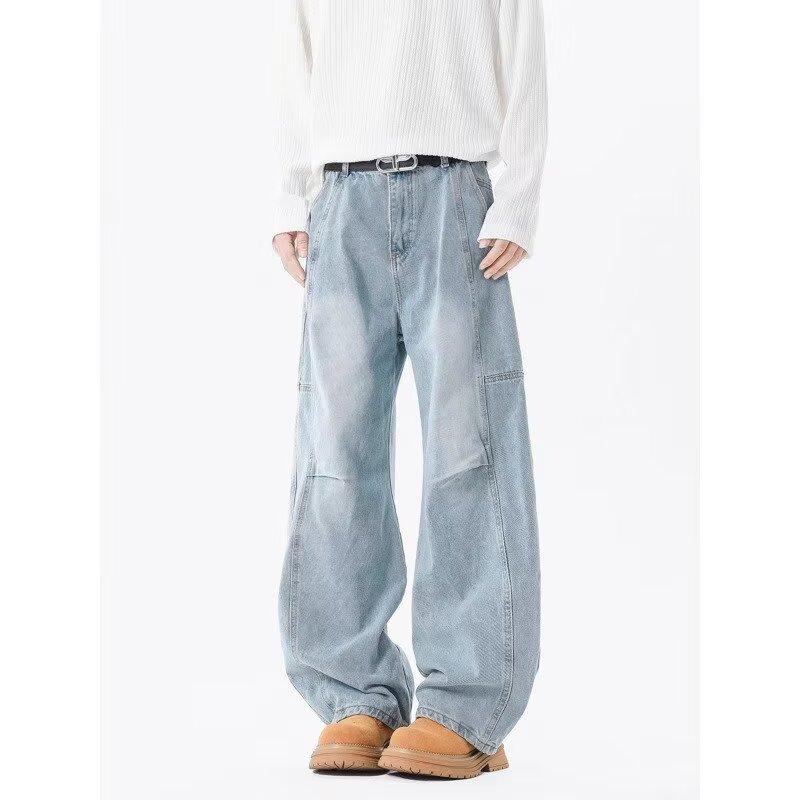 American construction scimitar jeans spring and autumn new high street washed pants loose wide-leg casual straight long pants 3XL світло-синій колір
American construction scimitar jeans spring and autumn new high street washed pants loose wide-leg casual straight long pants 3XL світло-синій колір