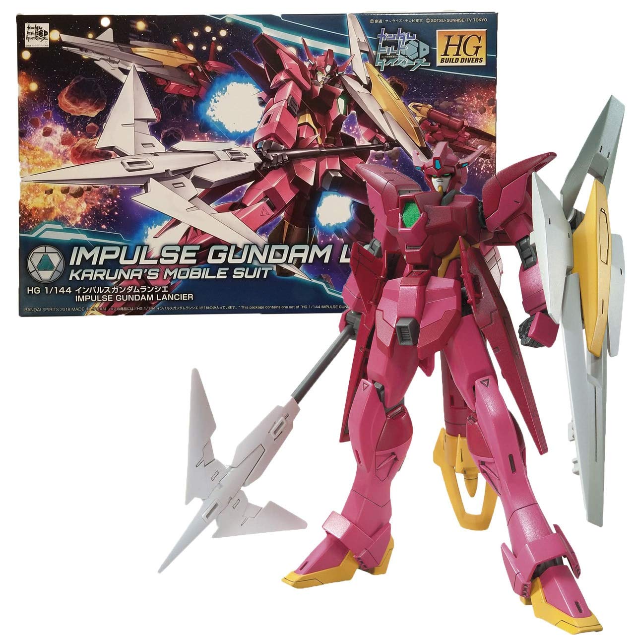HGBD Gundam Build Divers Impulse Gundam Rancier 1/144 масштаб кольоровий пластиковий набір
HGBD Gundam Build Divers Impulse Gundam Rancier 1/144 масштаб кольоровий пластиковий набір