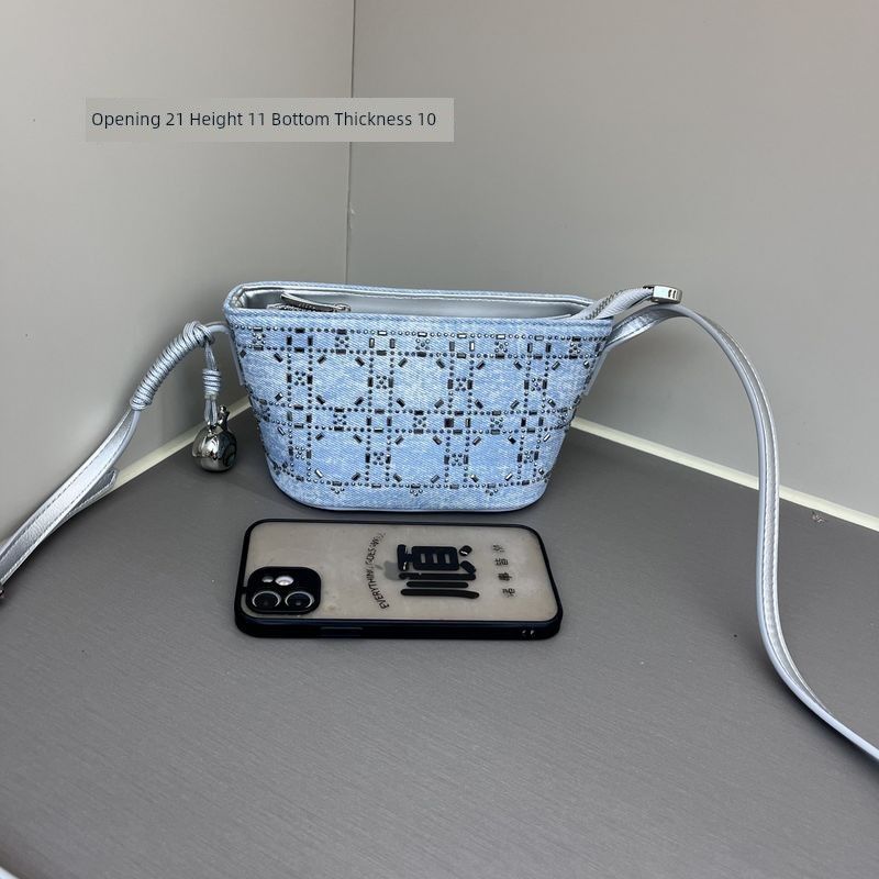 2025 New Versitile Fashion Women s Bag Shoulder Bag Messenger Bag Handbag Soft Leather Denim Diamond Small Bag Mini 85163 ingot packet
2025 New Versitile Fashion Women s Bag Shoulder Bag Messenger Bag Handbag Soft Leather Denim Diamond Small Bag Mini 85163 ingot packet
