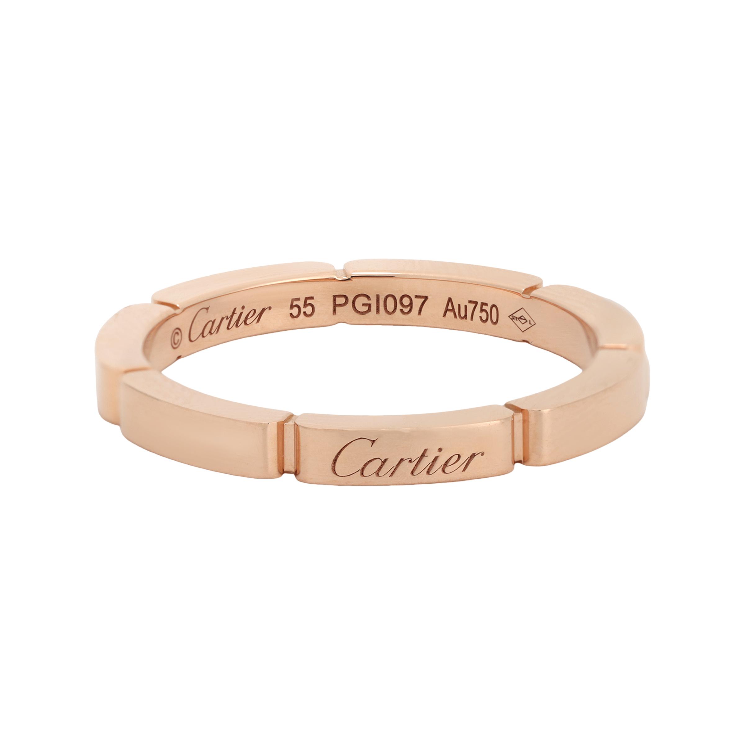 Cartier Maillon Panthere Колекція Динамічна Ланка 18-каратне Золото Кільце Унісекс Кільця Рожеве Золото B4079800 Box,55,Warranty (2025)
Cartier Maillon Panthere Колекція Динамічна Ланка 18-каратне Золото Кільце Унісекс Кільця Рожеве Золото B4079800 Box,55,Warranty (2025)