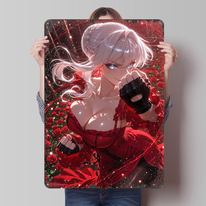 Anime Girl in Red Dress Tin Plaque Poster Customized Wall Art Retro Vintage Metal Signs for Man Cave Home Decor Items Wand Deko 20x30cm(7.8x11.8inch)
Anime Girl in Red Dress Tin Plaque Poster Customized Wall Art Retro Vintage Metal Signs for Man Cave Home Decor Items Wand Deko 20x30cm(7.8x11.8inch)