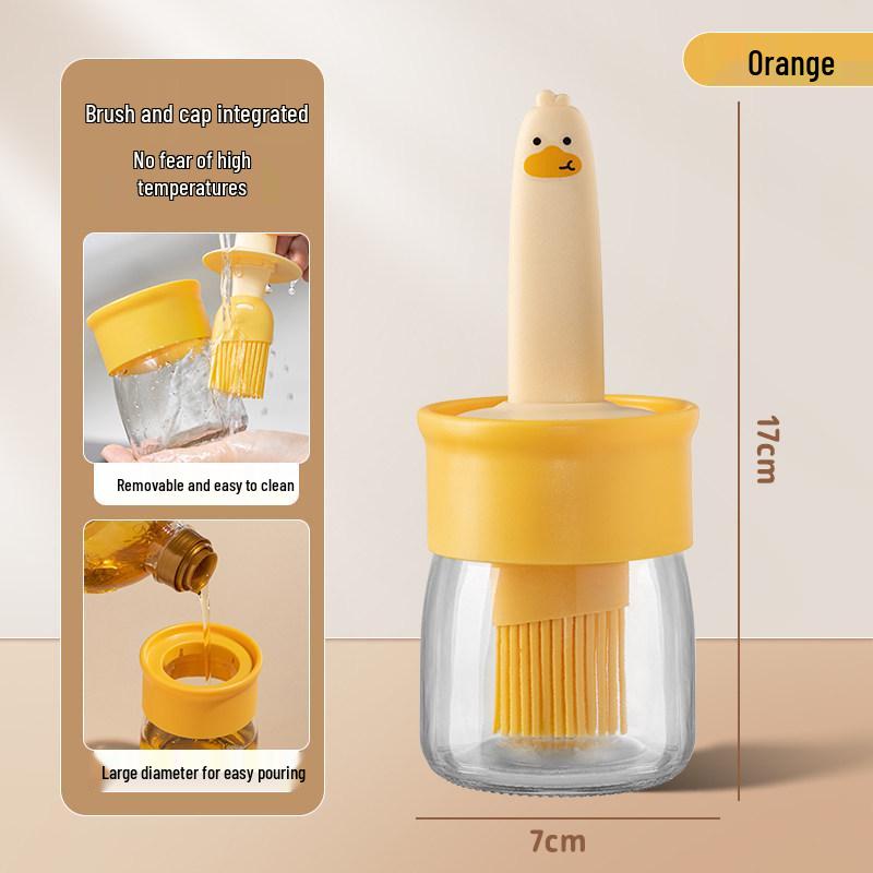 High-Temperature Silicone Oil Brush with Integrated Bottle for Kitchen and BBQ
High-Temperature Silicone Oil Brush with Integrated Bottle for Kitchen and BBQ