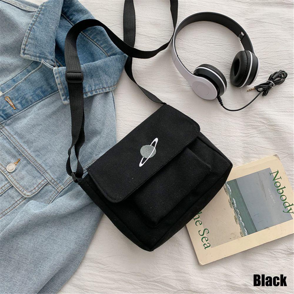 Cute Canvas Small Bag Female Japanese Harajuku Diagonal Bag Wild Shoulder Bag Bags For Women Planet Messenger Bag Print Flap Bag
Cute Canvas Small Bag Female Japanese Harajuku Diagonal Bag Wild Shoulder Bag Bags For Women Planet Messenger Bag Print Flap Bag