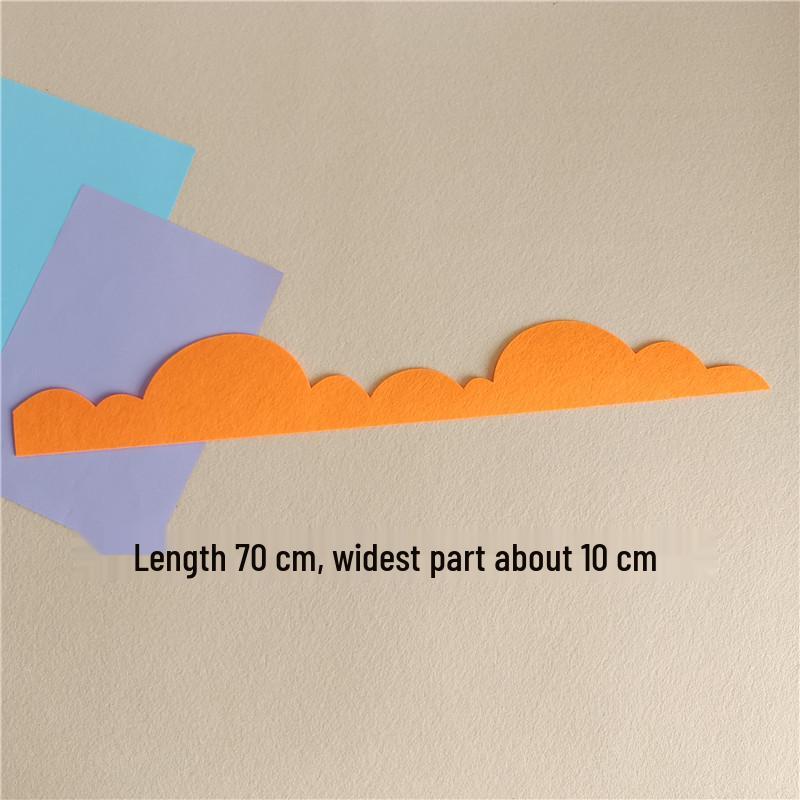 Morandi Felt Wave Wall Sticker for Kindergarten Classroom and Home-School.
Morandi Felt Wave Wall Sticker for Kindergarten Classroom and Home-School.