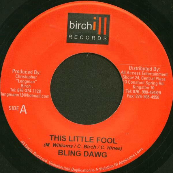 7inch Record BLING DAWG / IDONIA - This Little Fool / Innocent Blood none Birchill Record Jamaica Reggae, Ska & Dub Used
7inch Record BLING DAWG / IDONIA - This Little Fool / Innocent Blood none Birchill Record Jamaica Reggae, Ska & Dub Used