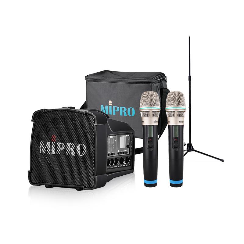 MIPRO MA-100DBII Portable PA System with Dual Handheld Mics CN plug (adapter included)
MIPRO MA-100DBII Portable PA System with Dual Handheld Mics CN plug (adapter included)