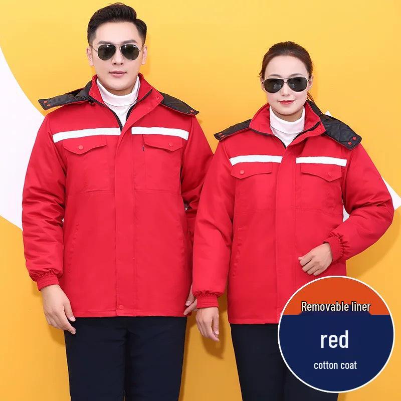 Thickened Winter Cotton-padded Workwear Jacket - Removable, Cold-proof, Wear & Stain-resistant. 3XL (170-195 jin)
Thickened Winter Cotton-padded Workwear Jacket - Removable, Cold-proof, Wear & Stain-resistant. 3XL (170-195 jin)