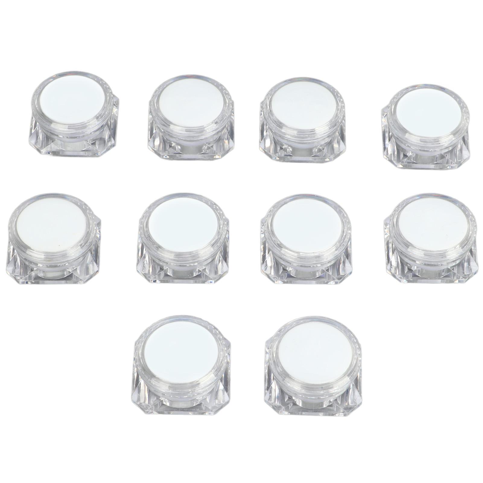 10 PCS Diamond Shape Empty Plastic Jars Pot Reusable Leakproof Cosmetic Containers for Creams Lotions Cosmetics
10 PCS Diamond Shape Empty Plastic Jars Pot Reusable Leakproof Cosmetic Containers for Creams Lotions Cosmetics