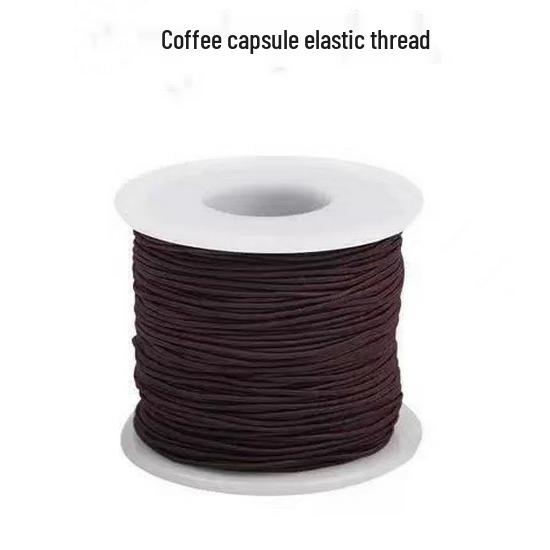 Wenwan Elastic Thread for Beading Buddhist Bracelets - Durable and Core-Filled String for Beads 1.2mm/15m per roll кавовий
Wenwan Elastic Thread for Beading Buddhist Bracelets - Durable and Core-Filled String for Beads 1.2mm/15m per roll кавовий
