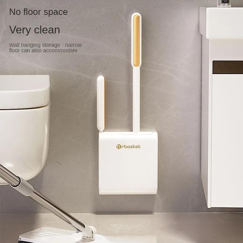 Toilet Brush Luxurious Style Household No Dead Corner Wall Mounted Silicone Long Handle No Punching Cleaning Double Brush Head
Toilet Brush Luxurious Style Household No Dead Corner Wall Mounted Silicone Long Handle No Punching Cleaning Double Brush Head