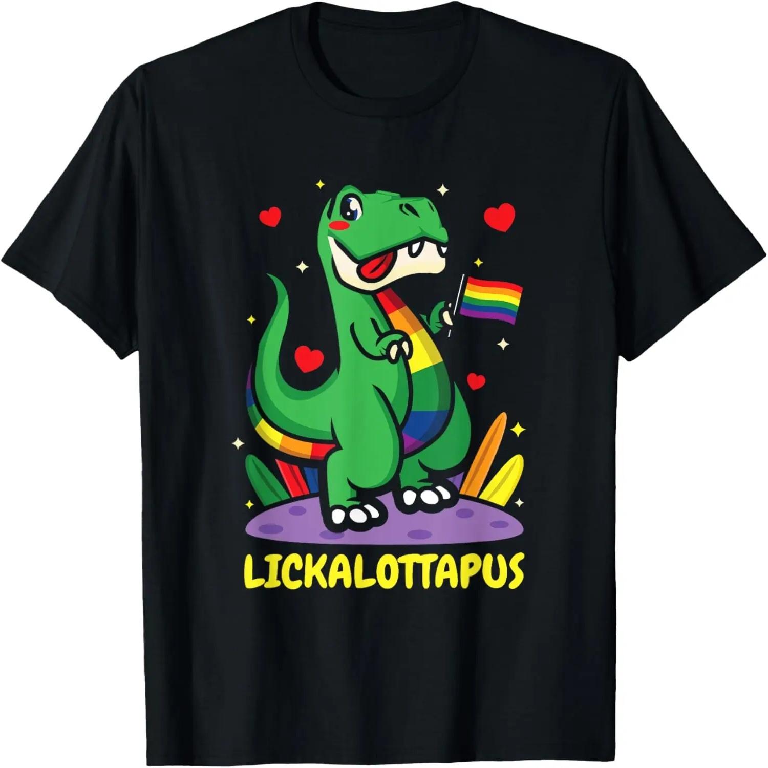LGBTQ Dinosaur Lesbian Paleontologist Lickalottapus T-Rex T-Shirt,100% cotton XXXXXL різнокольоровий
LGBTQ Dinosaur Lesbian Paleontologist Lickalottapus T-Rex T-Shirt,100% cotton XXXXXL різнокольоровий