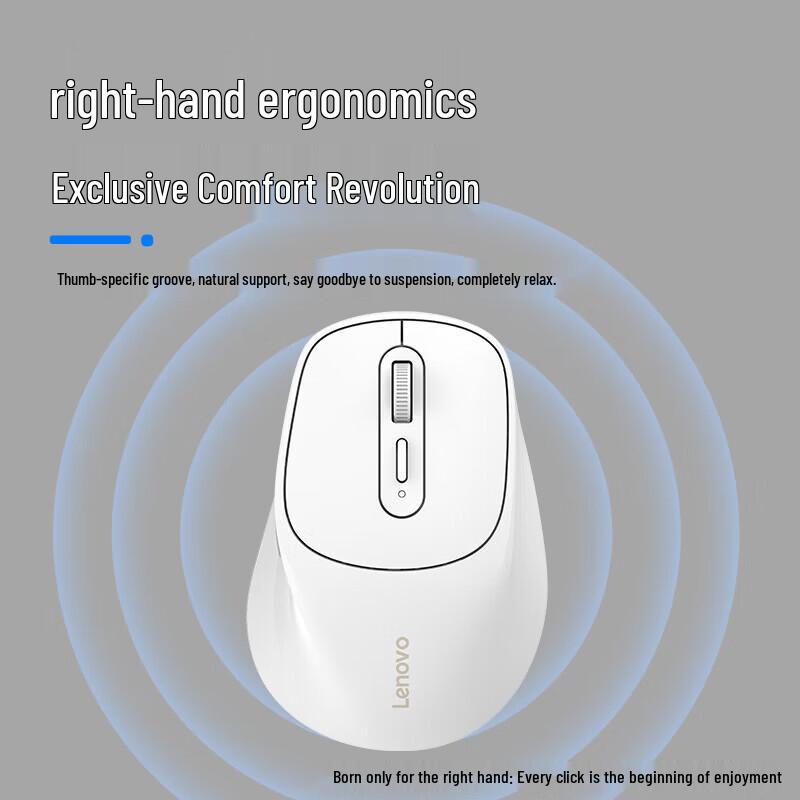 Lenovo M300Pro Dual Mode Rechargeable Ergonomic Mouse
Lenovo M300Pro Dual Mode Rechargeable Ergonomic Mouse