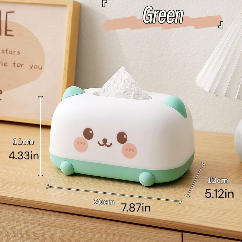 Charming Cartoon Tissue Box for Restaurants, Hotels, Living Rooms, and Bathrooms - High-End Plastic Napkin Holder 20x13x11cm світло-зелений колір
Charming Cartoon Tissue Box for Restaurants, Hotels, Living Rooms, and Bathrooms - High-End Plastic Napkin Holder 20x13x11cm світло-зелений колір