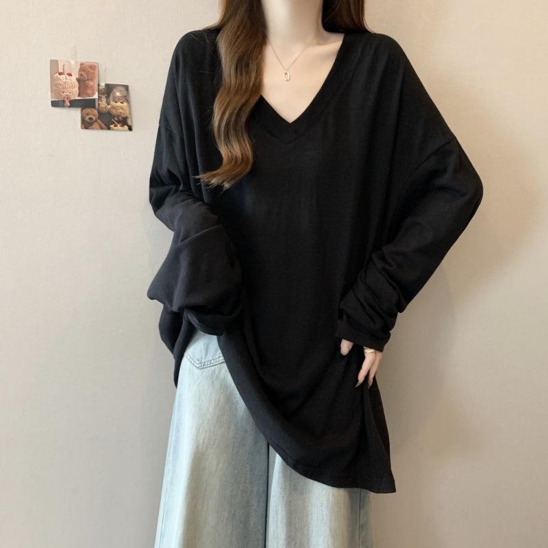 Autumn Plus-Size V-Neck Casual Slimming Long-Sleeve T-Shirt 4XL
Autumn Plus-Size V-Neck Casual Slimming Long-Sleeve T-Shirt 4XL
