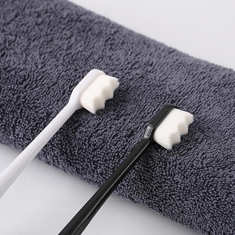 2PCS Ultra Soft Micro Nano Toothbrush Wave Bristles Super Fine Dental Care Toothbrush for Fragile Sensitive Gums Oral Hygiene Black White 2PCS(white+black)
2PCS Ultra Soft Micro Nano Toothbrush Wave Bristles Super Fine Dental Care Toothbrush for Fragile Sensitive Gums Oral Hygiene Black White 2PCS(white+black)