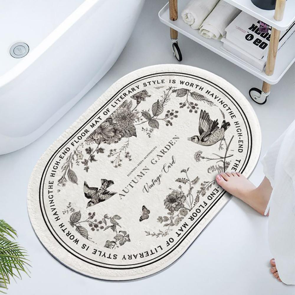 VIKAMA Quick-Dry Diatomite Doormat - Elegant Non-Slip Bath Rug for Kitchen, Bathroom, Front Door, Waterproof & Durable Floor Mat 1PC 40x60CM
VIKAMA Quick-Dry Diatomite Doormat - Elegant Non-Slip Bath Rug for Kitchen, Bathroom, Front Door, Waterproof & Durable Floor Mat 1PC 40x60CM