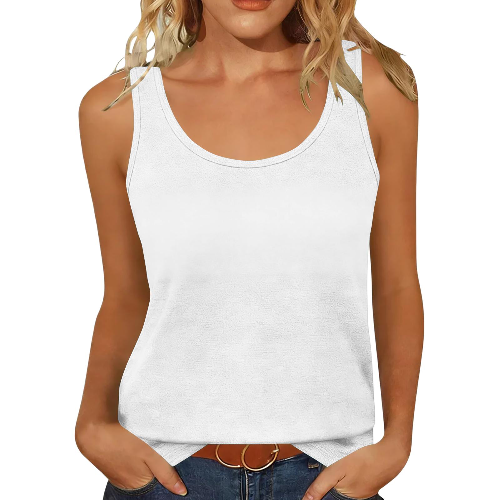 Women’s Sleeveless Tank Top Classic Round Neck Basic Fitted Pullover Casual Lightweight Summer Shirt for Daily Wear XXL білий
Women’s Sleeveless Tank Top Classic Round Neck Basic Fitted Pullover Casual Lightweight Summer Shirt for Daily Wear XXL білий