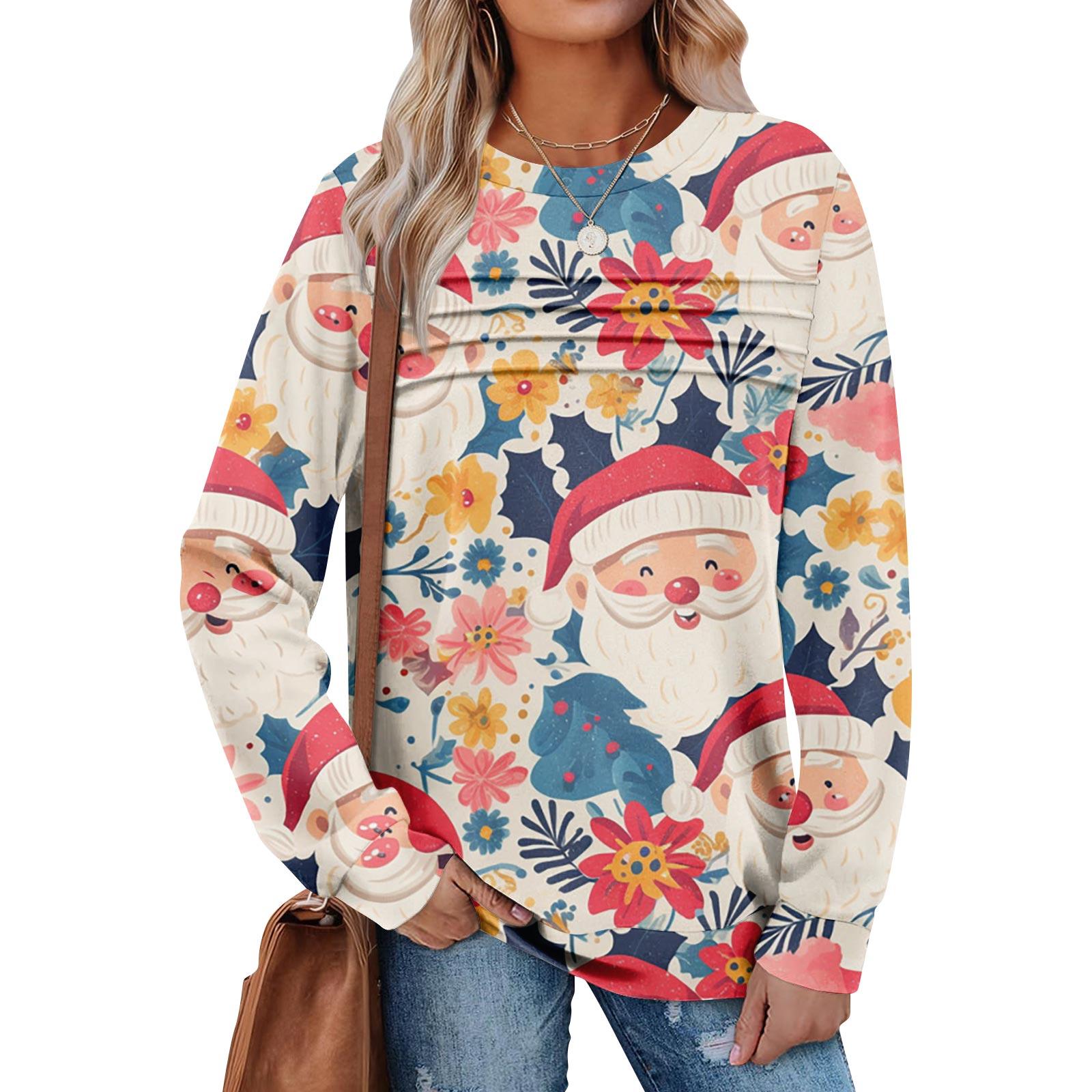 Женский повседневный свитшот с длинным рукавом и круглым вырезом, приталенный плиссированный топ L красный
Женский повседневный свитшот с длинным рукавом и круглым вырезом, приталенный плиссированный топ L красный