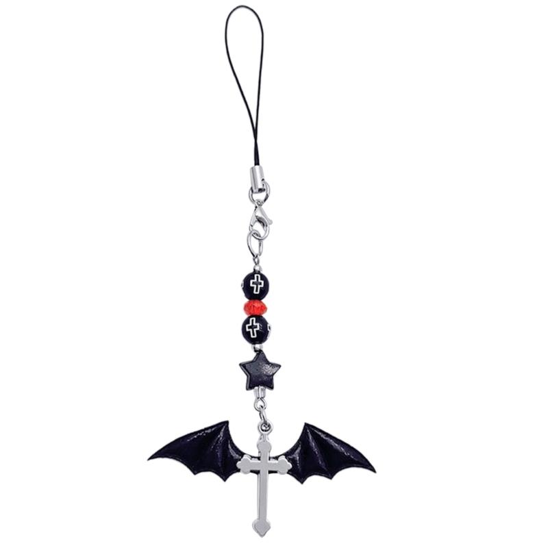 Halloween Gothic Punk Bat Phone Charm for Women Men Cross Pendant Mobile Phone Chain Y2K Bowknot Heart Lanyard Keychain
Halloween Gothic Punk Bat Phone Charm for Women Men Cross Pendant Mobile Phone Chain Y2K Bowknot Heart Lanyard Keychain