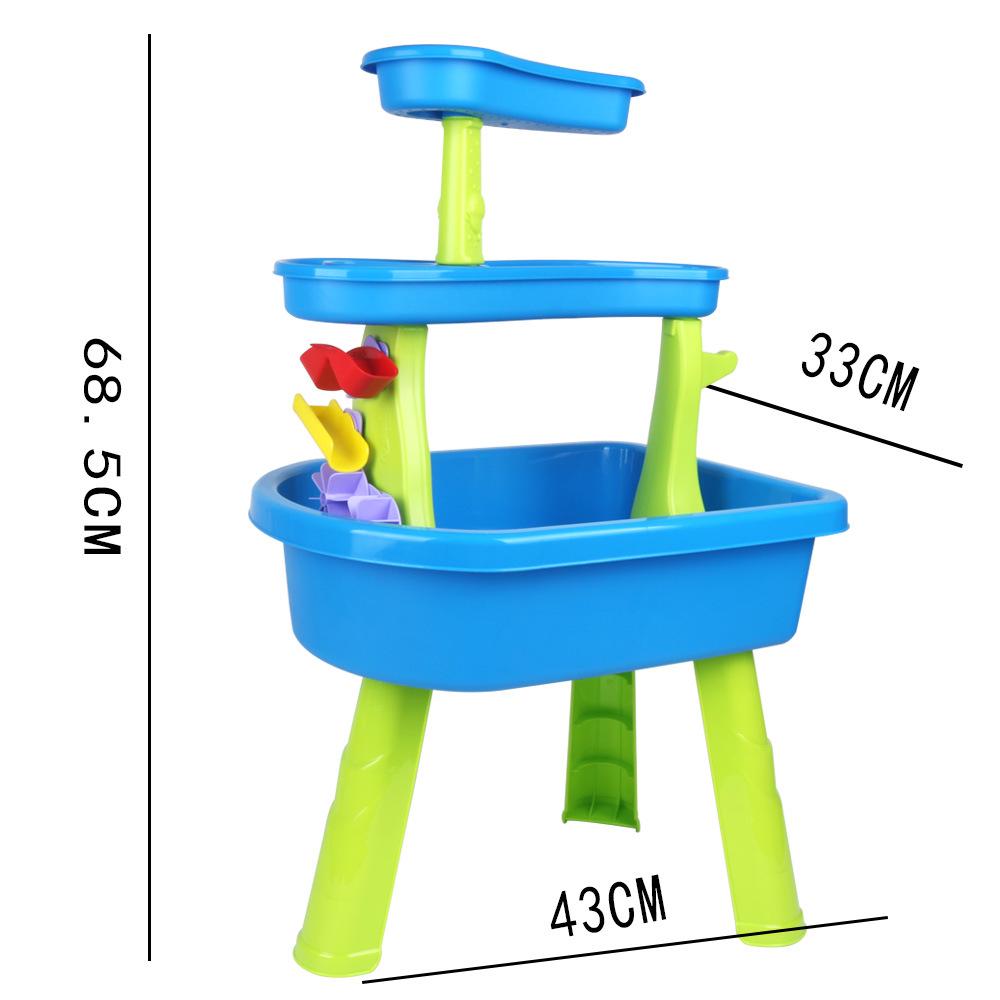 Large Outdoor Beach Sand & Water Play Table for Kids - Three-Layer Design with Digging Sand Shovel
Large Outdoor Beach Sand & Water Play Table for Kids - Three-Layer Design with Digging Sand Shovel