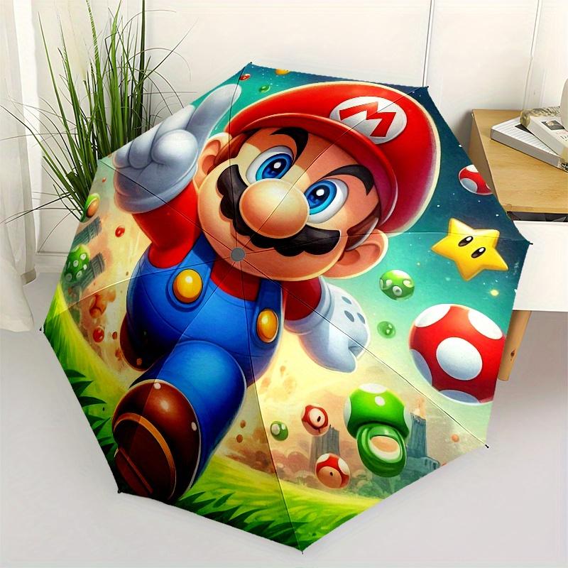 Mario, Mushroom Kingdom Automatic Opening and Closing Umbrella, Compact Travel Umbrella, Lightweight and Portable, Suitable for Beach Commut
Mario, Mushroom Kingdom Automatic Opening and Closing Umbrella, Compact Travel Umbrella, Lightweight and Portable, Suitable for Beach Commut
